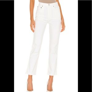 AGOLDE Pinch Waist High Rise Kick in Vinegar